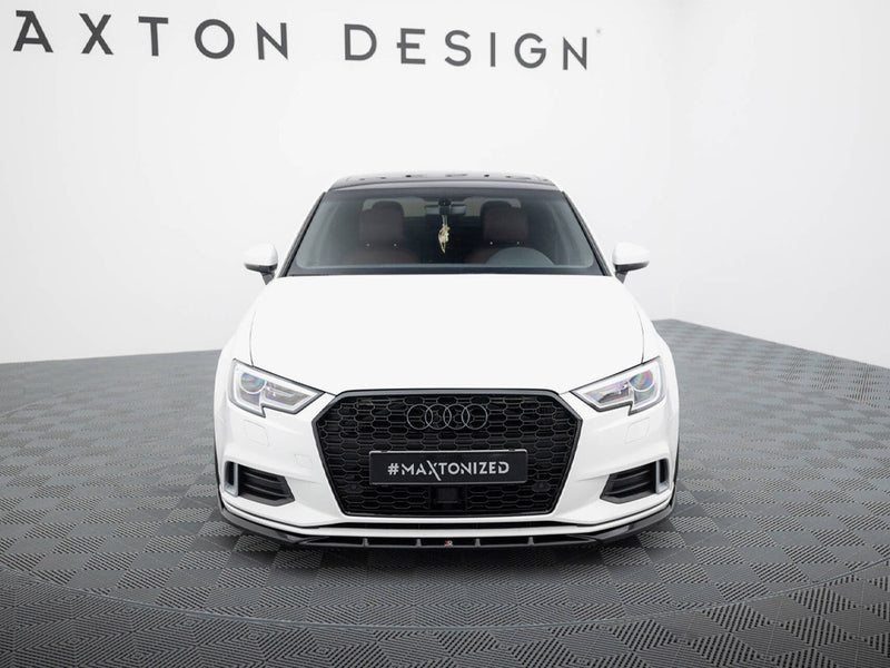 Maxton Design Front Splitter Audi A3 Sedan 8V Facelift