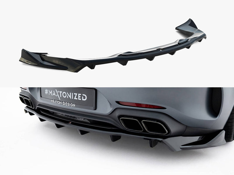 Maxton Design Rear Splitter (Vertical Bars) Mercedes-AMG GT C C190 Facelift