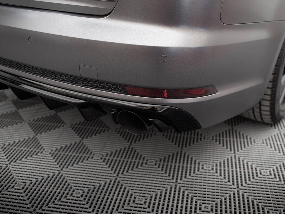 Maxton Design Rear Valance V.1 Audi A4 S-line B9 (Version with single exhaust tips on both sides)
