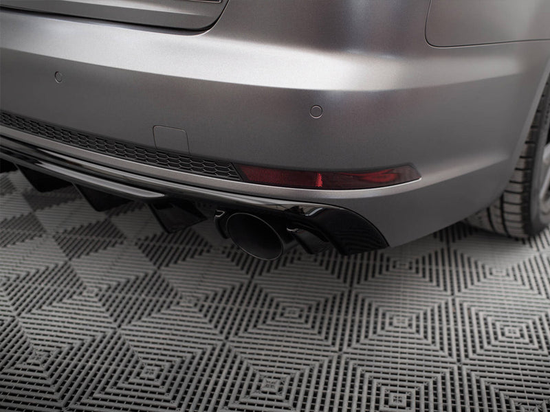 Maxton Design Rear Valance V.1 Audi A4 S-line B9 (Version with single exhaust tips on both sides)