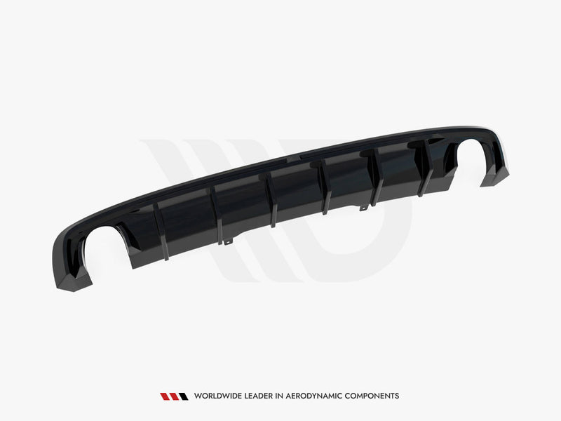 Maxton Design Rear Valance V.1 Audi A4 S-line B9 (Version with single exhaust tips on both sides)