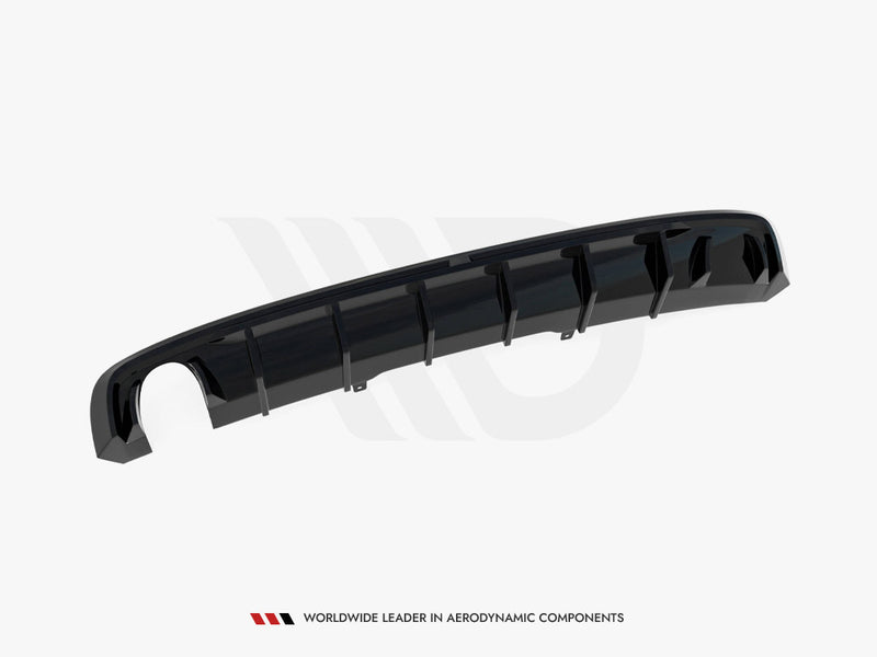 Maxton Design Rear Valance V.1 Audi A4 S-Line B9 (Version with single exhaust tip on one side)