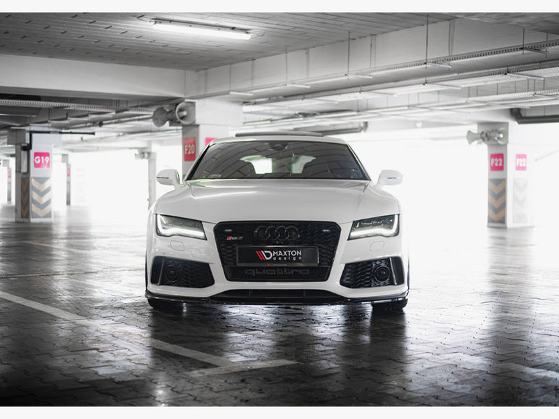 Maxton Design Front Splitter V.3 Audi RS7 C7
