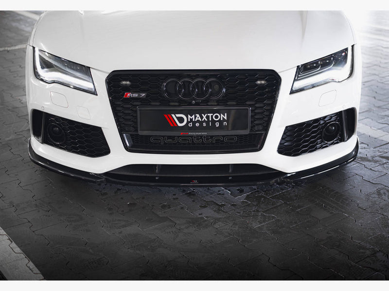 Maxton Design Front Splitter V.3 Audi RS7 C7