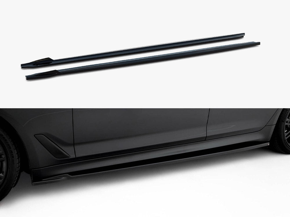 Maxton Design Side Skirt Diffusers V.2 BMW M550i / M550d Sedan / Touring G30 / G30 Facelift