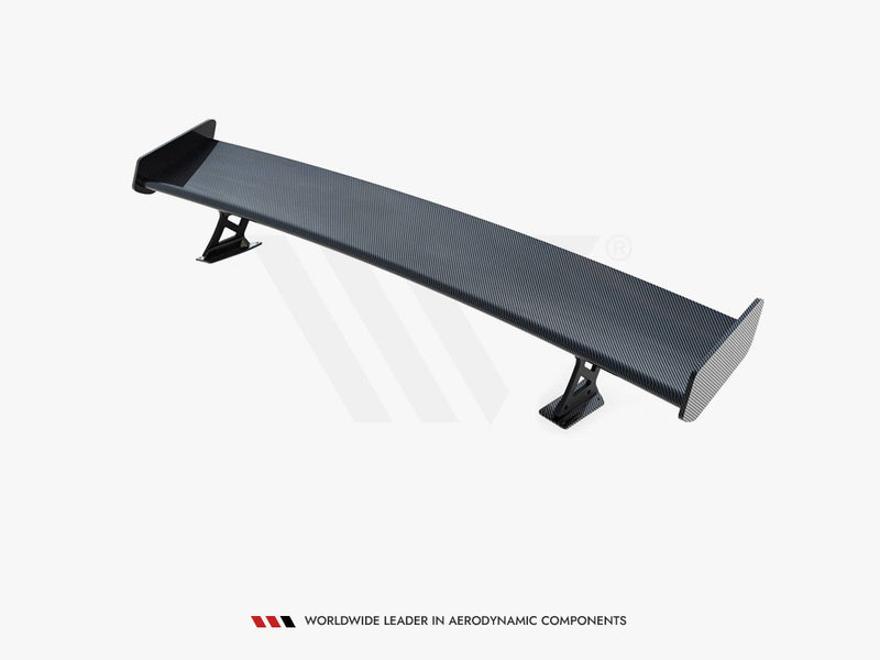 Maxton Design Carbon Spoiler With Internal Brackets Uprights + LED Chevrolet Camaro SS Mk6 Facelift
