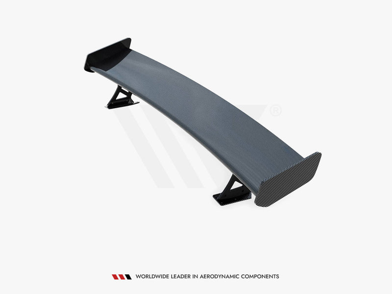 Maxton Design Carbon Spoiler With Internal Brackets Uprights + LED Chevrolet Camaro SS Mk6 Facelift
