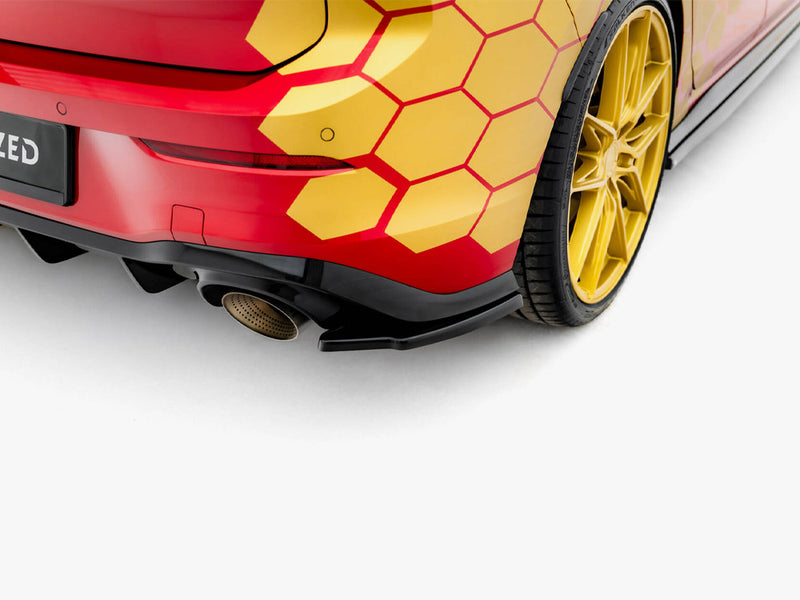 Maxton Design Rear Side Splitters V.2 Volkswagen Golf GTI Clubsport Mk8 Facelift