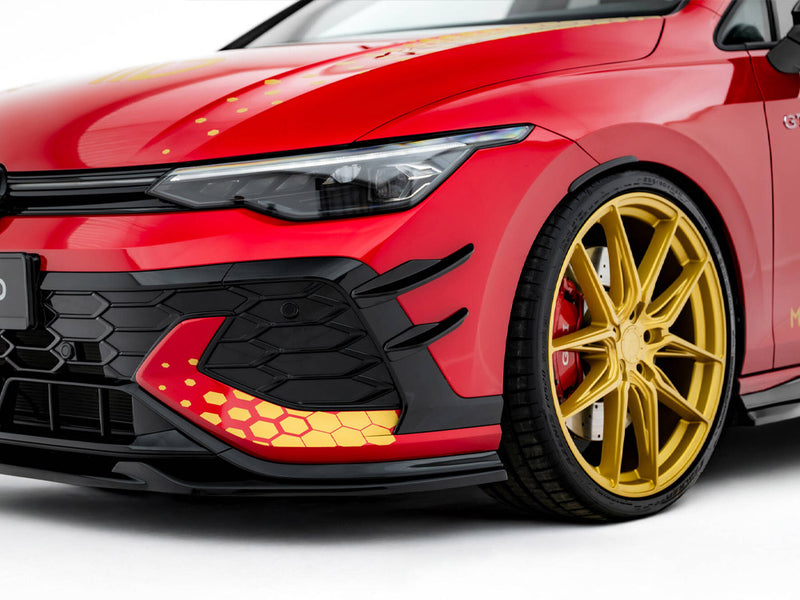 Maxton Design Front Bumper Wings (Canards) Volkswagen Golf GTI Clubsport Mk8 Facelift