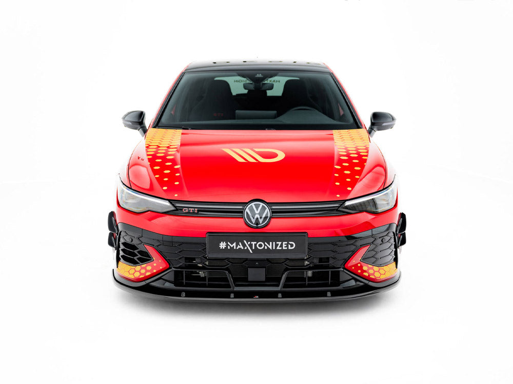Maxton Design Front Splitter V.2 Volkswagen Golf GTI Clubsport Mk8 Facelift