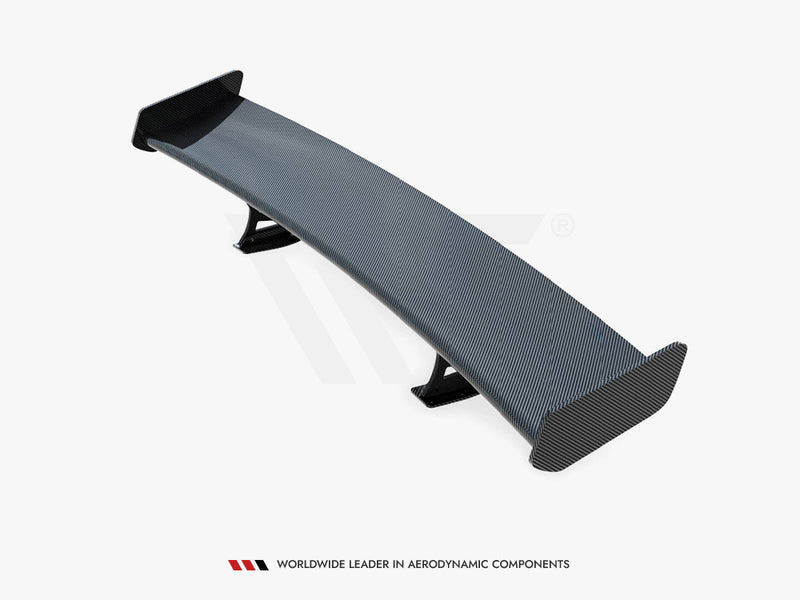 Maxton Design Carbon Spoiler With Internal Brackets Uprights + LED Honda Civic SI Mk10