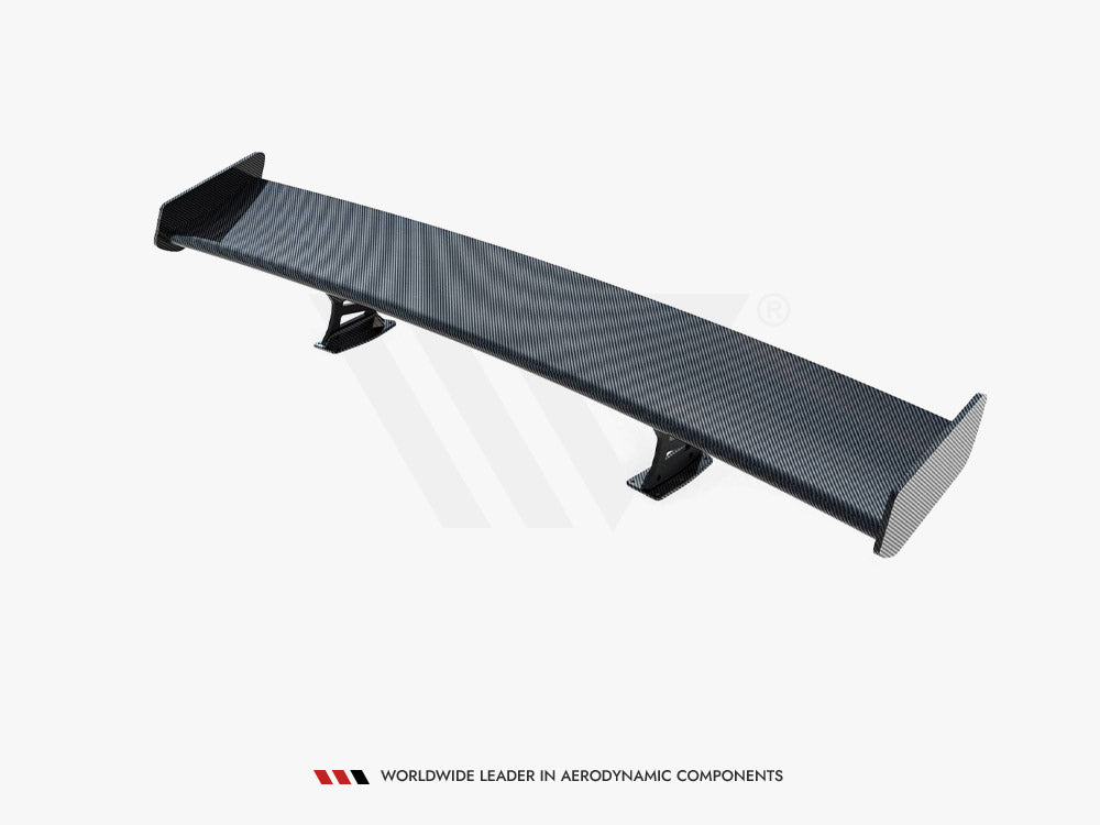 Maxton Design Carbon Spoiler With Internal Brackets Uprights + LED Honda Civic SI Mk10