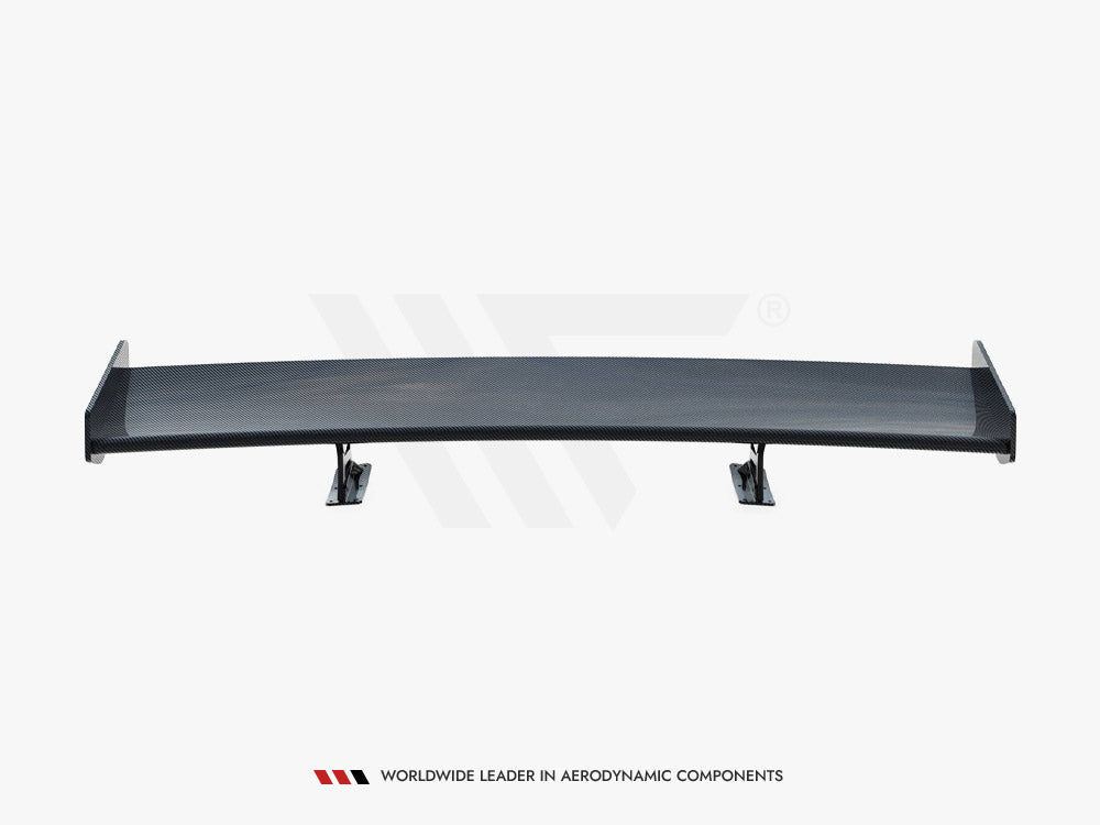 Maxton Design Carbon Spoiler With Internal Brackets Uprights + LED Honda Civic SI Mk10