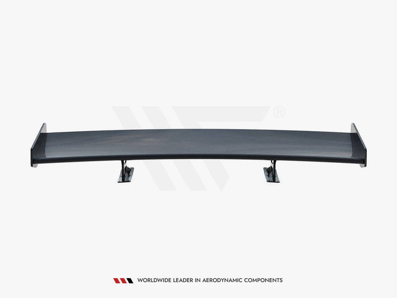 Maxton Design Carbon Spoiler With Internal Brackets Uprights + LED Honda Civic SI Mk10