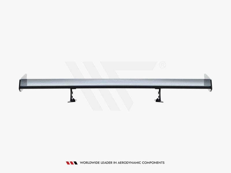 Maxton Design Carbon Spoiler With Internal Brackets Uprights + LED Honda Civic SI Mk10