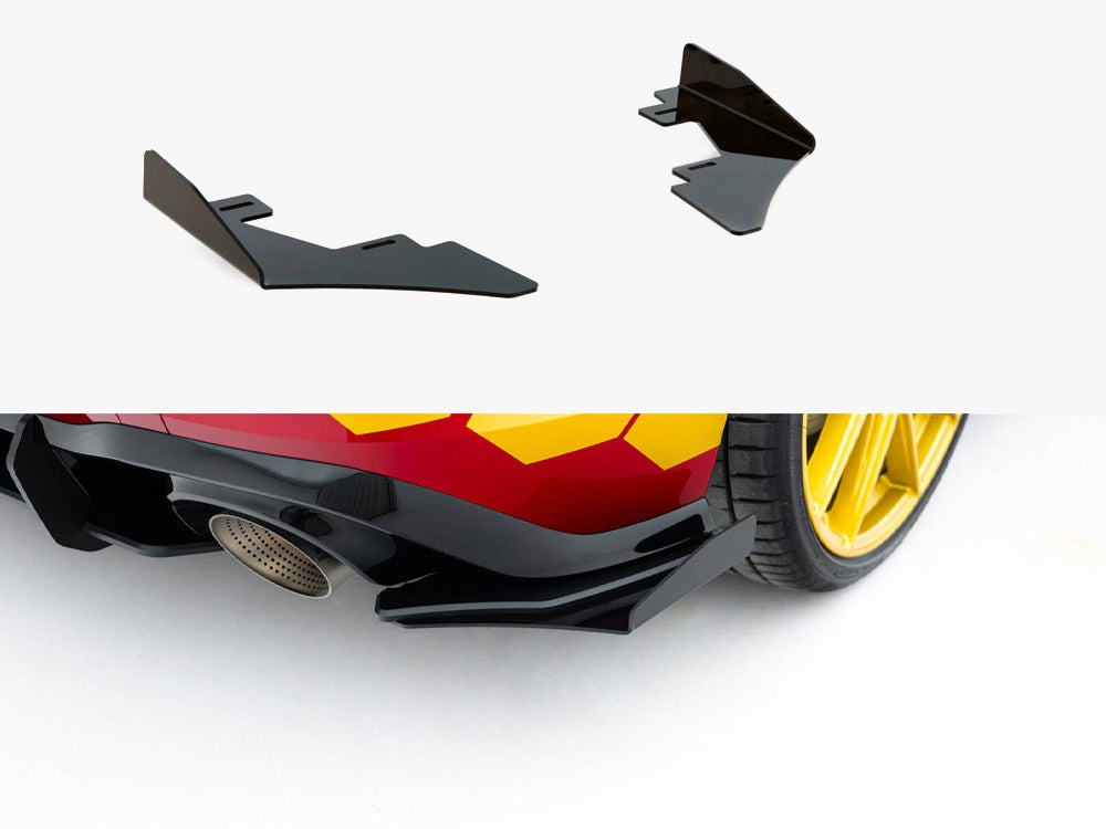 Maxton Design Rear Side Flaps Volkswagen Golf GTI Clubsport Mk8 Facelift