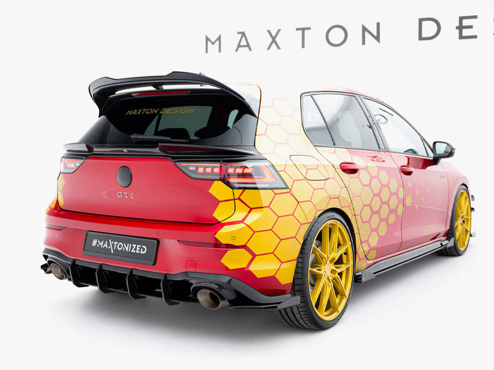 Maxton Design Rear Side Flaps Volkswagen Golf GTI Clubsport Mk8 Facelift
