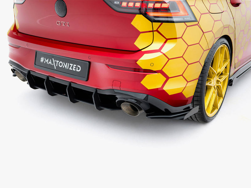 Maxton Design Rear Side Flaps Volkswagen Golf GTI Clubsport Mk8 Facelift