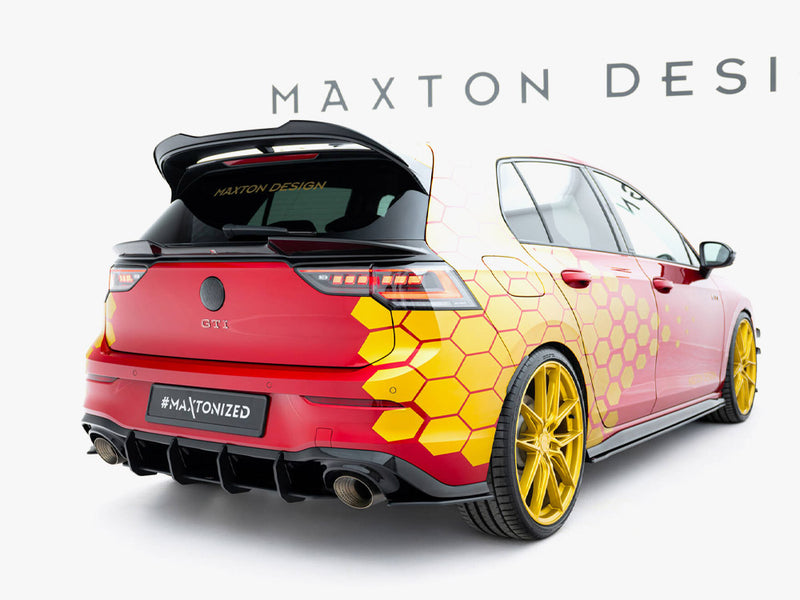 Maxton Design Street PRO Rear Side Splitters Volkswagen Golf GTI Clubsport Mk8 Facelift