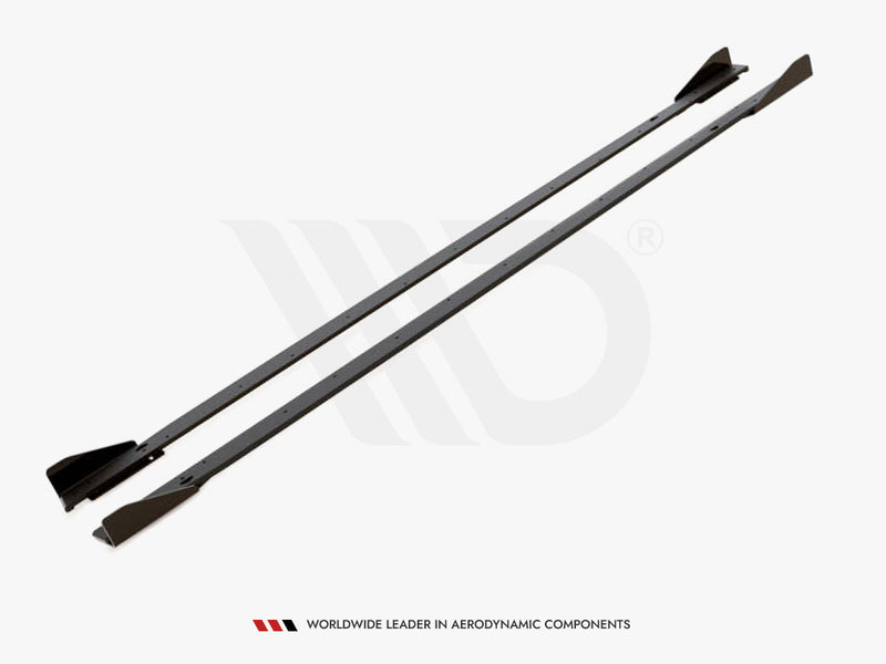 Maxton Design Street PRO Side Skirts Diffusers + Flaps Volkswagen Golf GTI Clubsport Mk8 Facelift