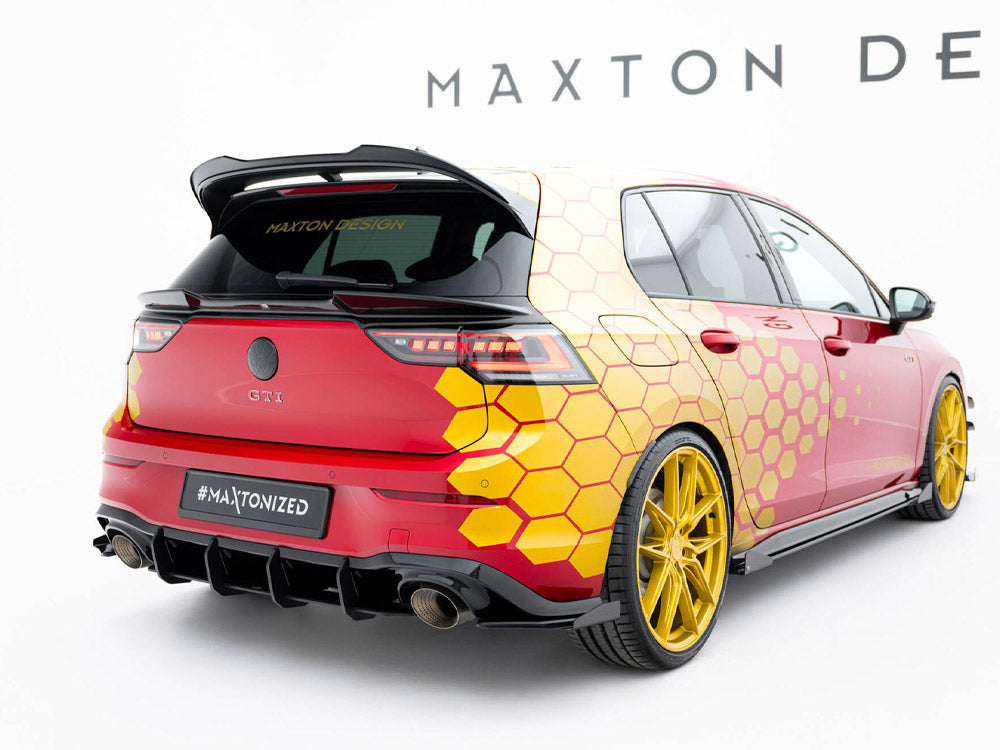 Maxton Design Street PRO Rear Diffuser V.2 Volkswagen Golf GTI Clubsport Mk8 Facelift