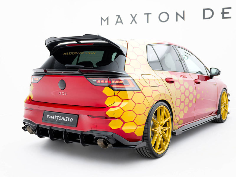 Maxton Design Street PRO Rear Diffuser V.2 Volkswagen Golf GTI Clubsport Mk8 Facelift