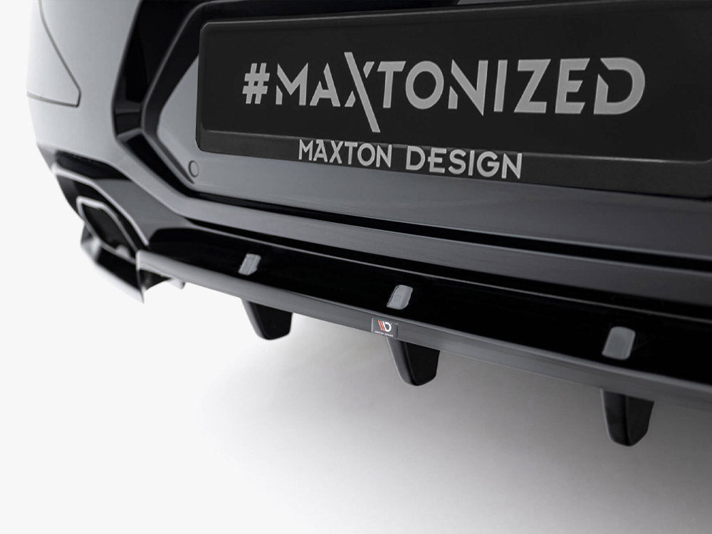 Maxton Design Rear Splitter (Vertical Bars) V.2 BMW X4 M-Pack G02 Facelift