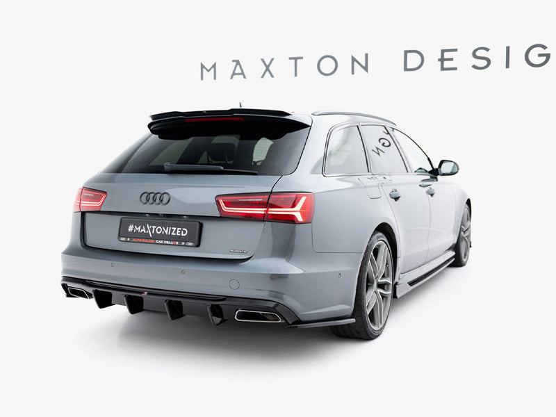 Maxton Design Rear Side Splitters V.3 Audi S6 / A6 S-Line / A6 C7 Facelift