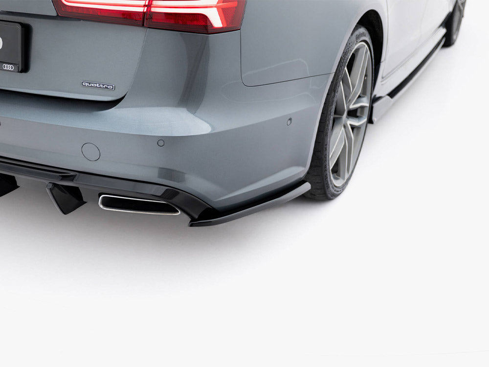 Maxton Design Rear Side Splitters V.3 Audi S6 / A6 S-Line / A6 C7 Facelift