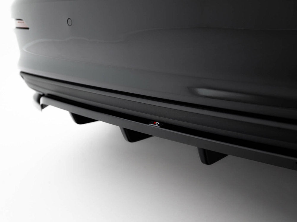 Maxton Design Rear Splitter (Vertical Bars) Audi A3 Sedan 8Y