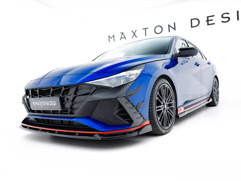 Maxton Design Front Bumper Wings (Canards) Hyundai Elantra N Mk7