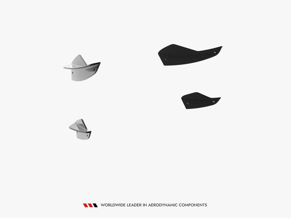 Maxton Design Front Bumper Wings (Canards) Hyundai Elantra N Mk7
