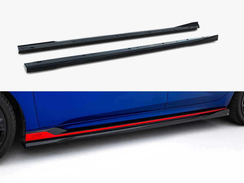Maxton Design Side Skirts Diffusers Hyundai Elantra N Mk7