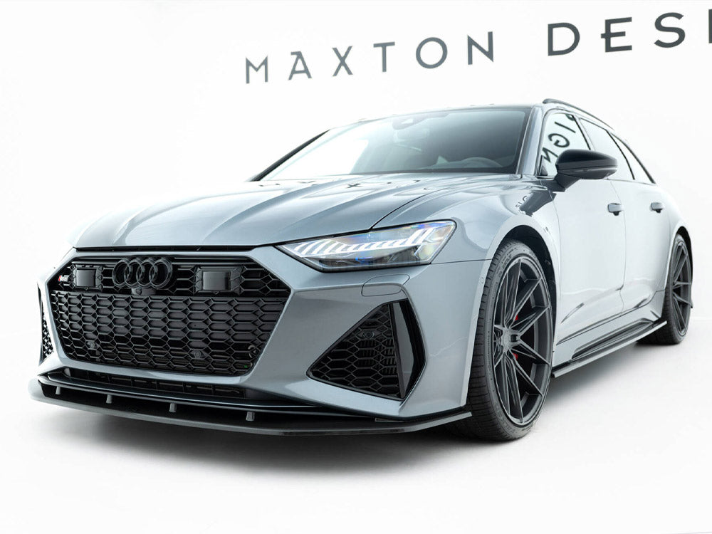 Maxton Design Carbon Fiber Front Splitter Audi RS6 C8 / C8 Facelift