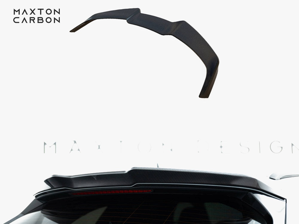 Maxton Design Carbon Fiber Tailgate Spoiler (Upper) Audi RS6 C8 / C8 Facelift