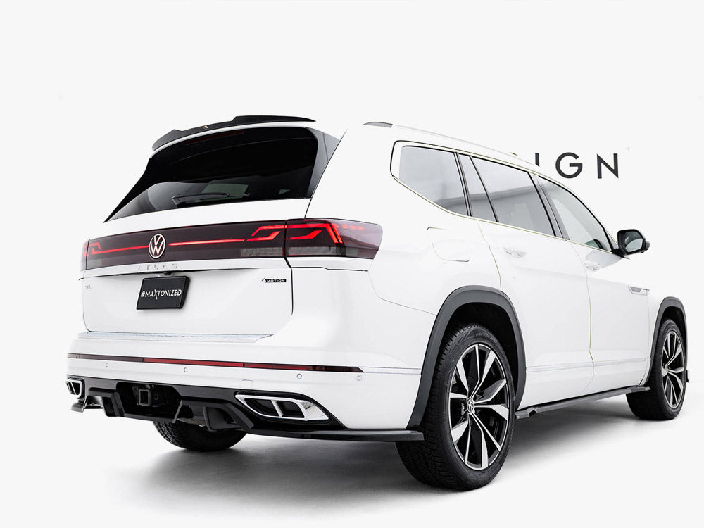 Maxton Design Rear Splitter (Vertical Bars) Volkswagen Atlas R-Line Mk1 Facelift 2