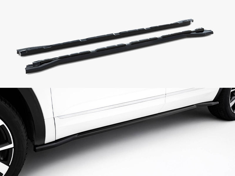 Maxton Design Side Skirts Diffusers Volkswagen Atlas R-Line Mk1 Facelift 2