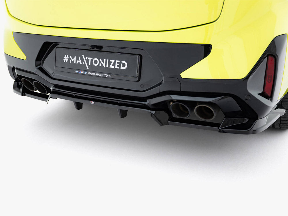 Maxton Design Rear Splitter (Vertical Bars) BMW X4M F98 Facelift