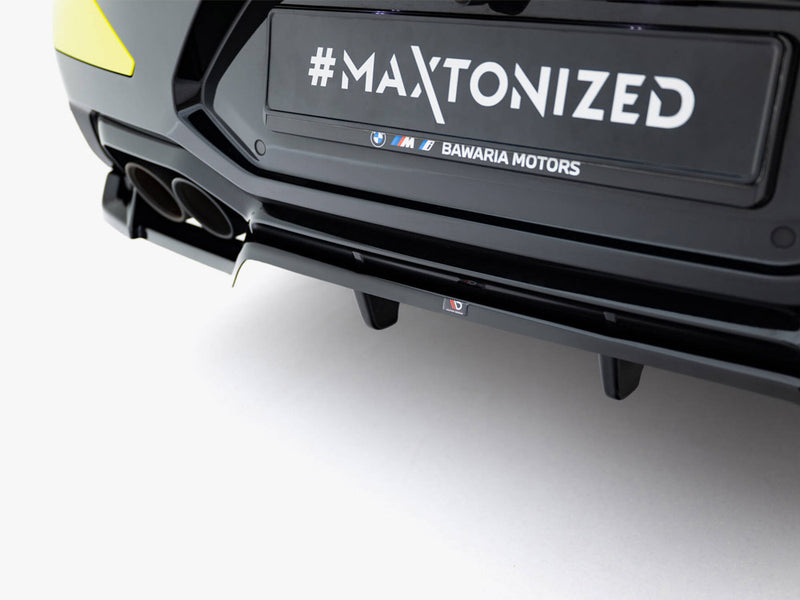 Maxton Design Rear Splitter (Vertical Bars) BMW X4M F98 Facelift