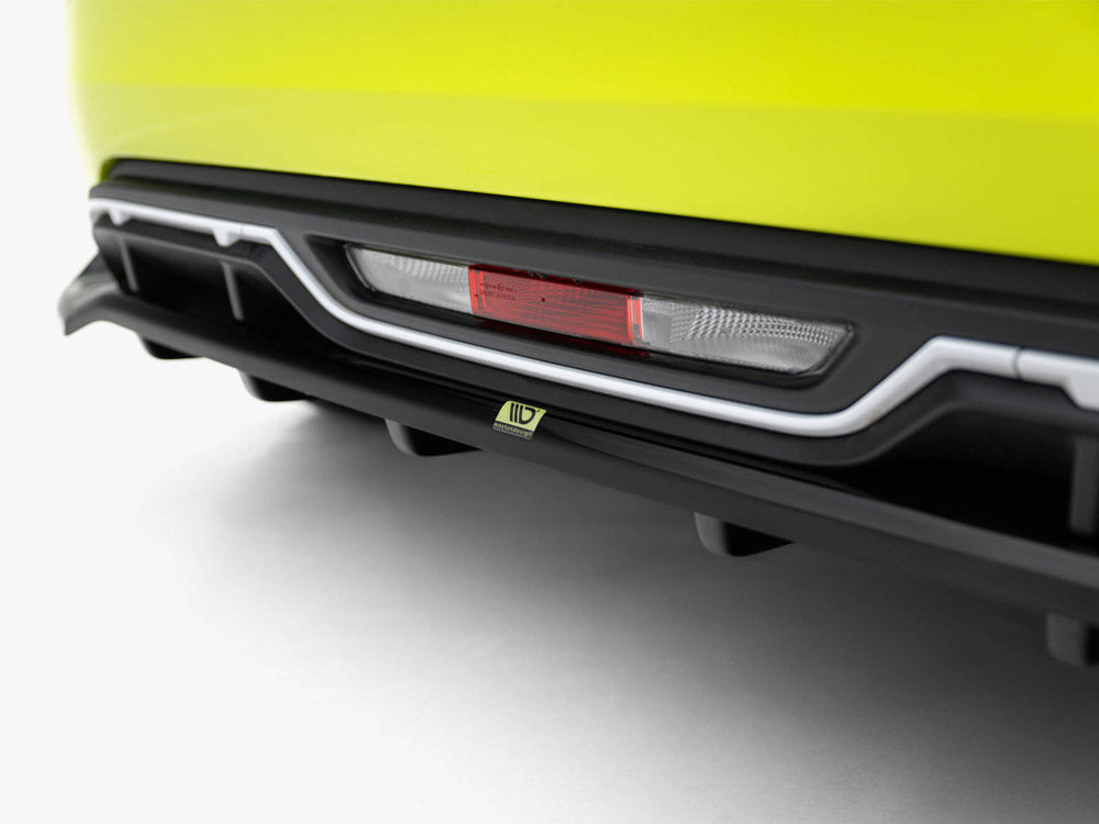 Maxton Design Rear Splitter (Vertical Bars) Abarth 500e