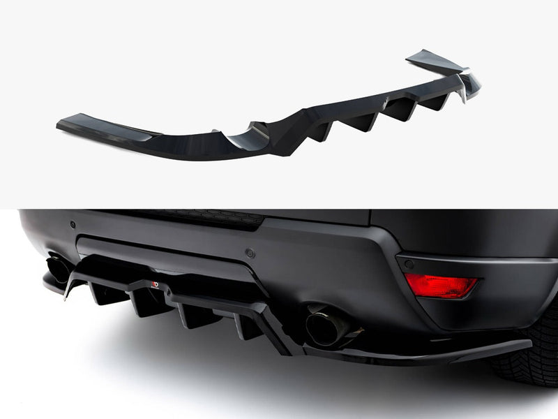 Maxton Design Rear Splitter (Vertical Bars) Land Rover Range Rover Sport Mk2