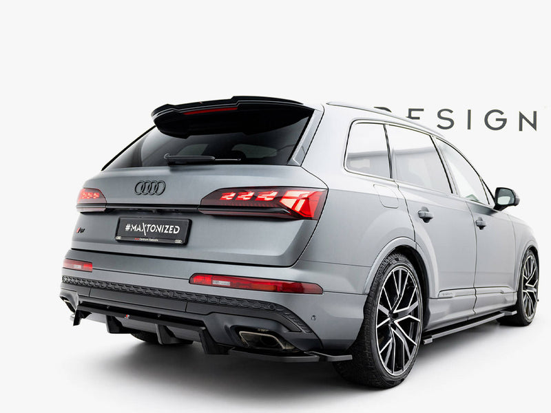 Maxton Design Rear Splitter (Vertical Bars) Audi Q7 S-Line Mk2 Facelift 2