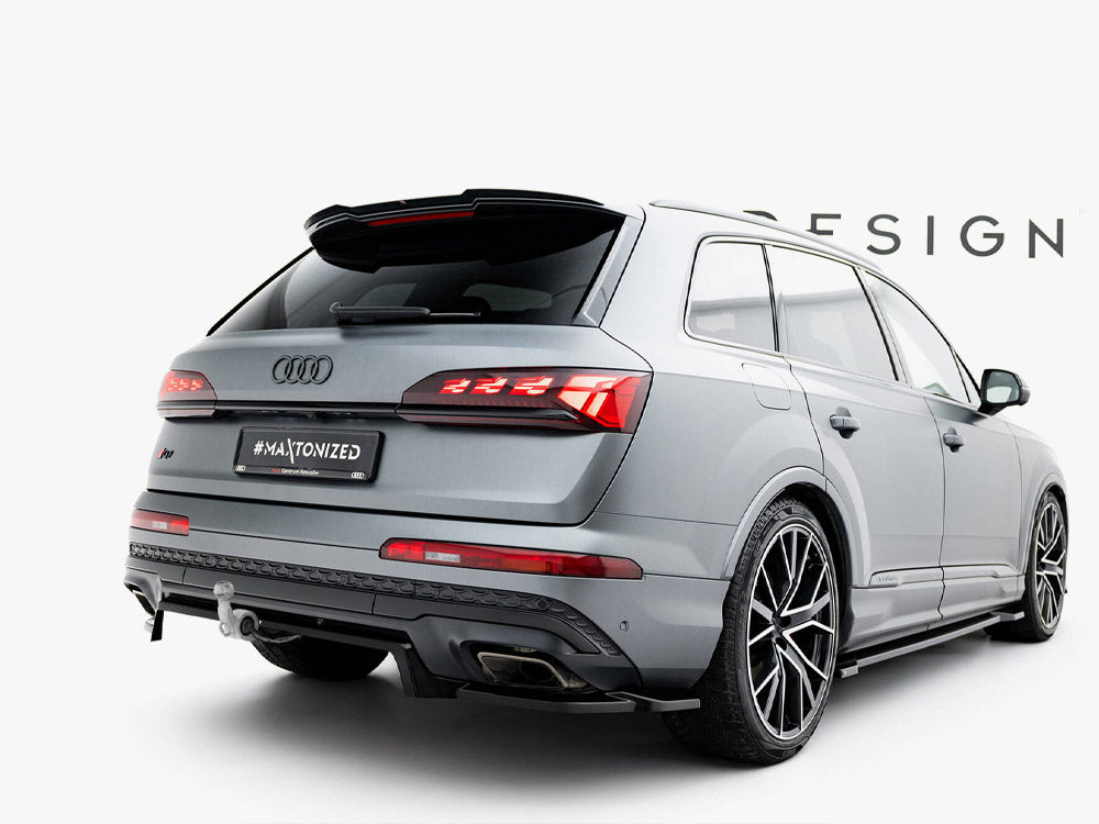 Maxton Design Rear Splitter (Vertical Bars) Audi Q7 S-Line Mk2 Facelift 2