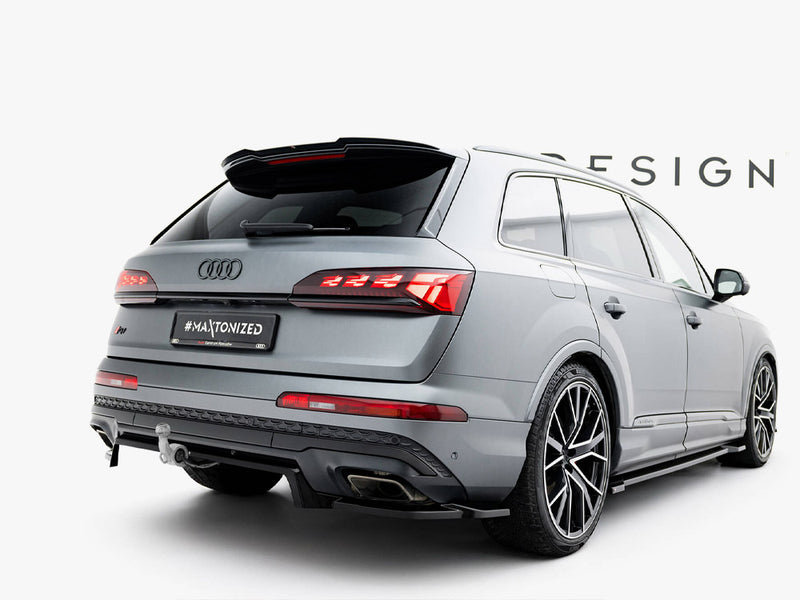 Maxton Design Rear Splitter (Vertical Bars) Audi Q7 S-Line Mk2 Facelift 2