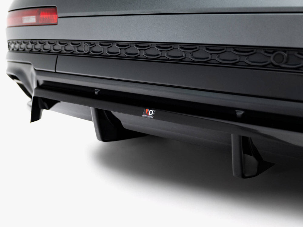 Maxton Design Rear Splitter (Vertical Bars) Audi Q7 S-Line Mk2 Facelift 2