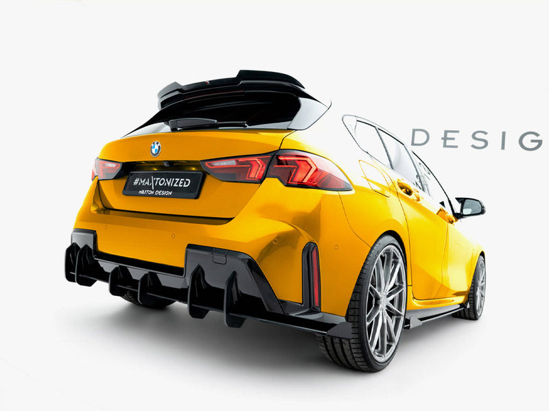 Maxton Design Street PRO Rear Diffuser + Flaps BMW 1 M-Pack F70