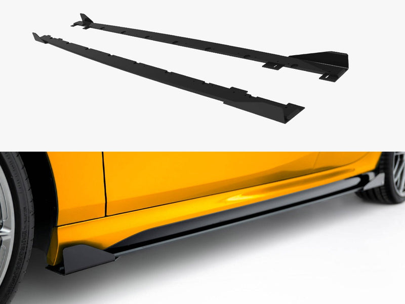 Maxton Design Street PRO Side Skirts Diffusers + Flaps BMW 1 M-Pack F70