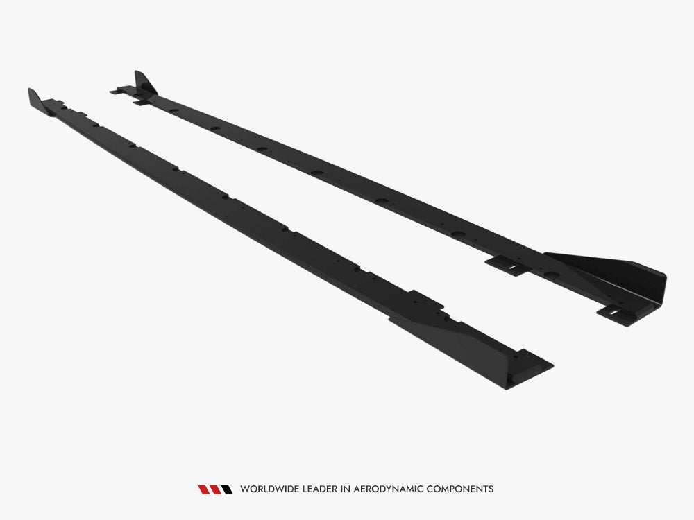Maxton Design Street PRO Side Skirts Diffusers + Flaps BMW 1 M-Pack F70