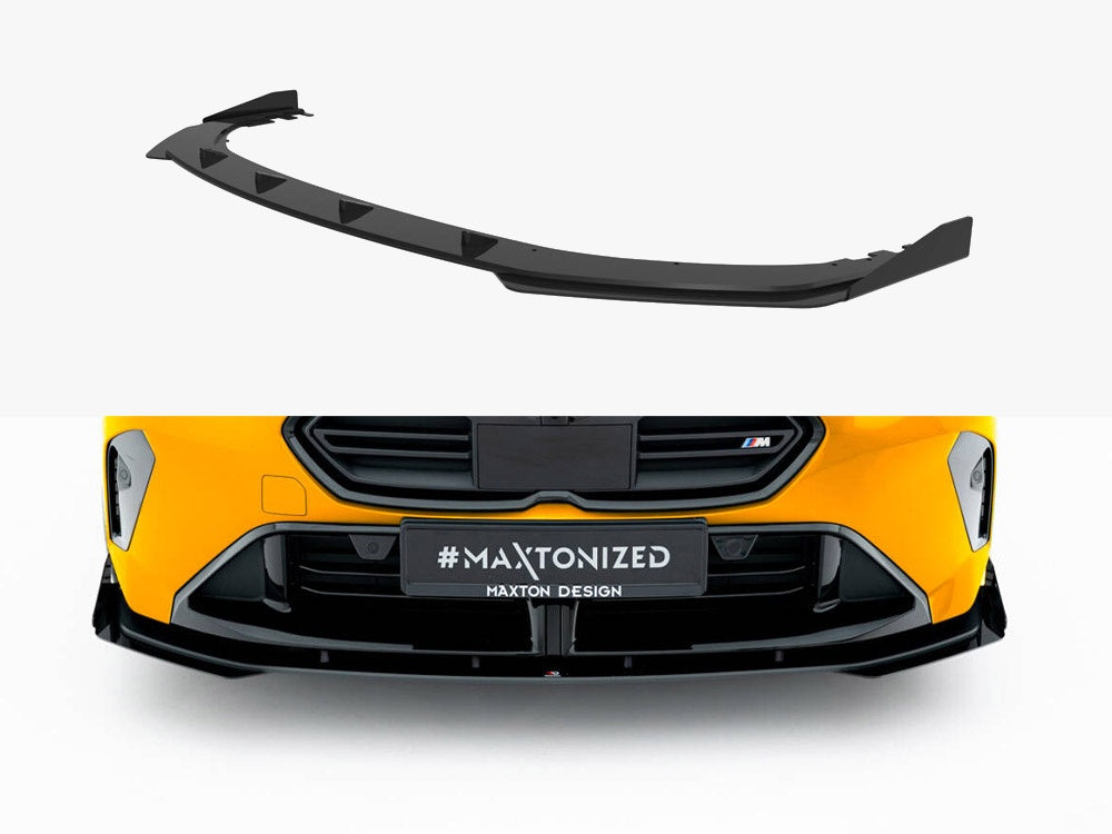Maxton Design Street PRO Front Splitter + Flaps BMW 1 M-Pack F70