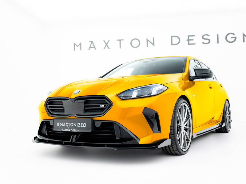 Maxton Design Street PRO Front Splitter + Flaps BMW 1 M-Pack F70
